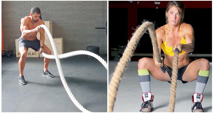 How to Get Fit and Shed Fat Using Battle Ropes